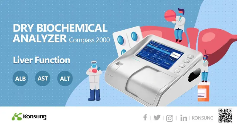 Konsung portable dry biochemical analyzer