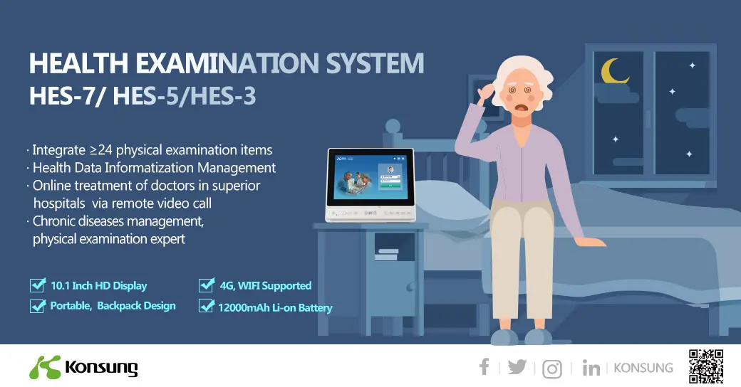 Konsung multi-parameters Health Examination System