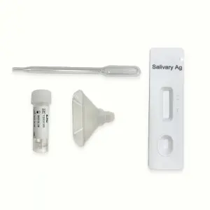 Factory Directly supply China DNA Rna Sterile V Shape Tys Collecting Funnel Test Sample Tube Device Saliva Collection Kit