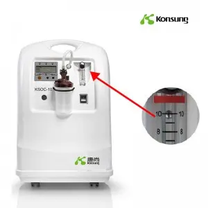 KSOC-10 10L oxygen concentrator high pressure output suitable for ventilator Cpap and Bipap and homefill