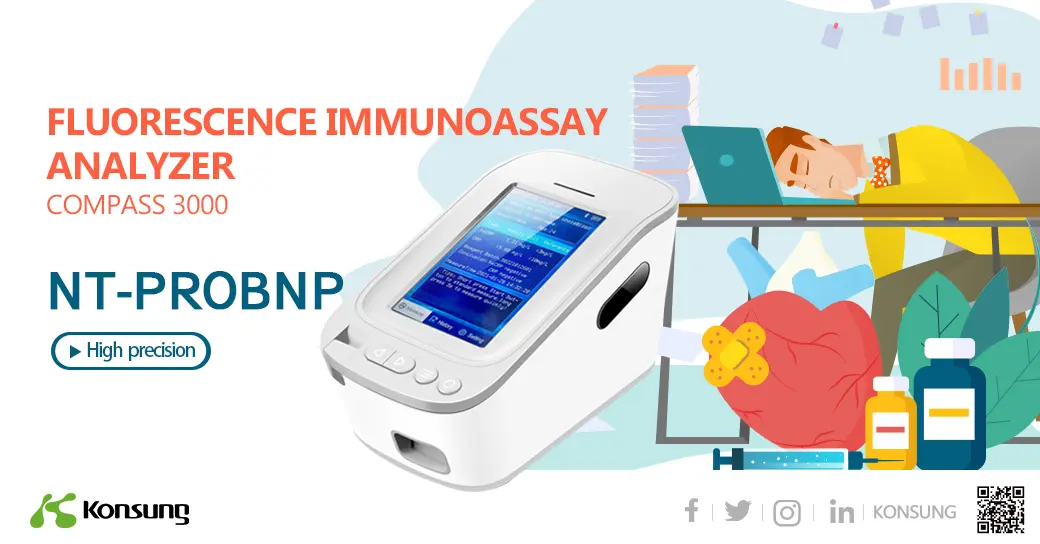 Konsung fluorescence immunoassay analyzer
