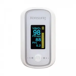 K01T 0.96 TFT Screen Visual Alarm Pediatric SpO2 Pulse Oximeter Fingertip with Sound